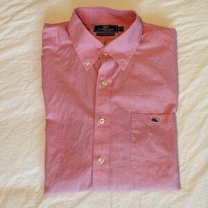 Mens Vineyard Vines Slim Fit Tucker Shirt Button Up Oxford Sz L